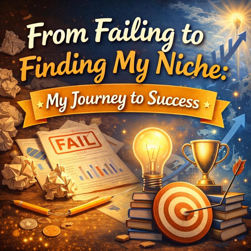 From Failing to Finding My Niche: My Journey to Success