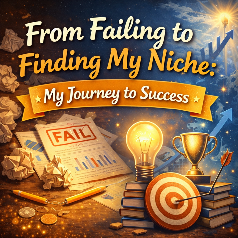 From Failing to Finding My Niche: My Journey to Success