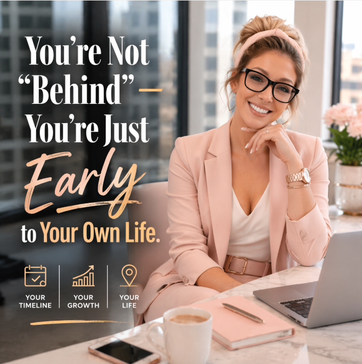 You’re Not “Behind” — You’re Just Early to Your Own Life
